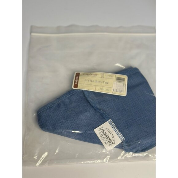 VTG 90s Longaberger Little Bin-Top Basket Liner "Cornflower" Fabric NIP #2772388 - Picture 1 of 4